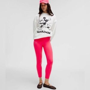 Lululemon x Disney pink high rise align leggings